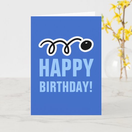 スカッシュプレーヤー用ハッピーバースデーカード及びファン カード (黄色い花)