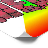 スカッシュ卑劣なアンチいじめのポスター教室 ポスター (角)