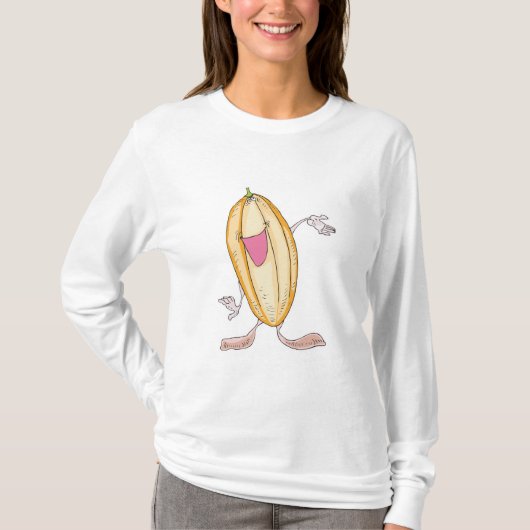 スカッシュ間抜けキャラクター Tシャツ (正面)