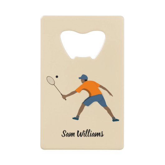 スカッシュ クレジットカード栓抜き (正面)