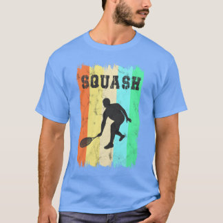 スカッシュ スポーツ デザイン 女の子 男の子 Tシャツ