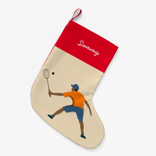 スカッシュ スモールクリスマスストッキング (正面 (吊り時))