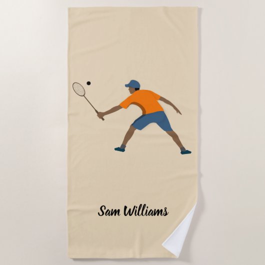 スカッシュ ビーチタオル (正面)