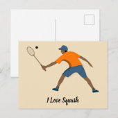 スカッシュ ポストカード (正面/裏面)