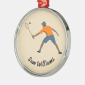 スカッシュ メタルオーナメント (左)