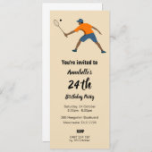 スカッシュ 招待状 (正面/裏面)