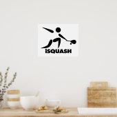 スカッシュiSquashロゴのゲーム ポスター (キッチン)