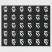 スカトテンコプミットハットジャズムジックスティル ラッピングペーパー (フラット)