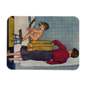 スカバを浴槽に入れる マグネット (横)