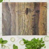 スカヘベニンゲンの海の眺め by ヴィンセント・ヴァン・ゴッホ キッチンタオル (折り畳み)