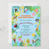 スカベンジャバグ狩り誕生日パーティの招待状 招待状 (正面)