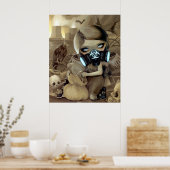 スカベンジャーズARTプリントサイバパンクゴシックハゲワシ妖精 ポスター (キッチン)