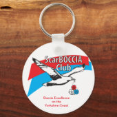 スカボッシアラウンドキーチェーン キーホルダー (正面)