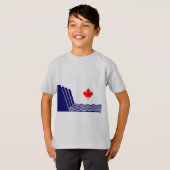スカボロのオンタリオの旗 Tシャツ (正面フル)