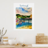 スカボローの水色 ポスター (キッチン)