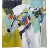 スカボローフェア – 抽象芸術 シャワーカーテン (正面)