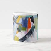 スカボローフェア – 抽象芸術 ジャンボコーヒーマグカップ (正面)