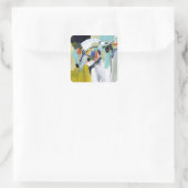 スカボローフェア – 抽象芸術 スクエアシール (バッグ)