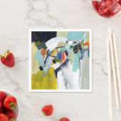 スカボローフェア – 抽象芸術 スタンダードカクテルナプキン (インサイチュ)