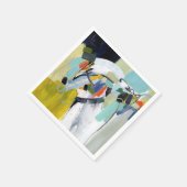 スカボローフェア – 抽象芸術 スタンダードカクテルナプキン (角)