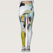 スカボローフェア – 抽象芸術 レギンス (正面)