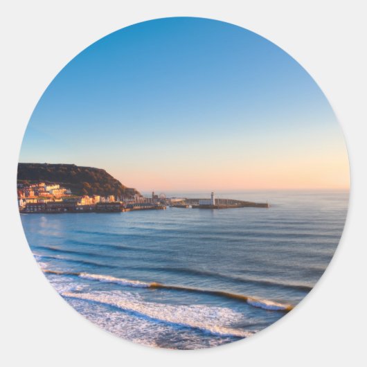 スカボロー海岸線 ラウンドシール (正面)