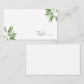 スカボロー結婚セージの座席座席表 プレイスカード (正面/裏面)