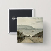 スカボロ、「Voyagの容積VIからのヨークシャ、 缶バッジ (正面&裏面)