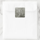 スカマンダー川とのアキレウスの戦い スクエアシール (バッグ)