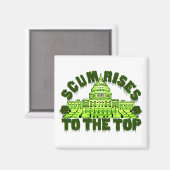 スカムが磁石の上まで上がる マグネット (正面/裏面)