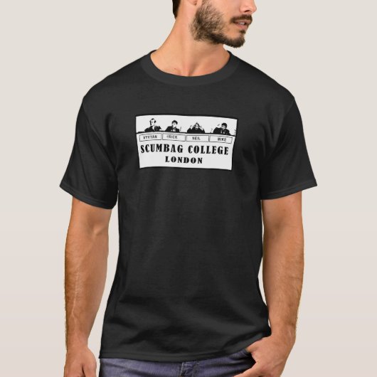 スカムバッグカレッジロンドン80's tシャツ (正面)
