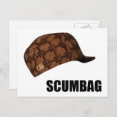 スカムバッグスティーブハットミーム ポストカード (正面/裏面)