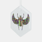 スカラカラフルブ ガラスオーナメント (正面左)