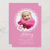 スカラップフレーム招待状 招待状 (正面/裏面)