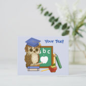 スカラフクロウ ポストカード (スタンド正面)