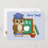 スカラフクロウ ポストカード (正面/裏面)