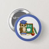 スカラフクロウ 缶バッジ (正面&裏面)