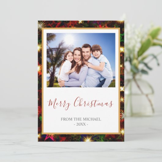 スカラフルターズ&ライトメリークリスマス写真 シーズンカード (スタンド正面)