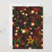 スカラフルターズ&ライトメリークリスマス写真 シーズンカード (裏面)