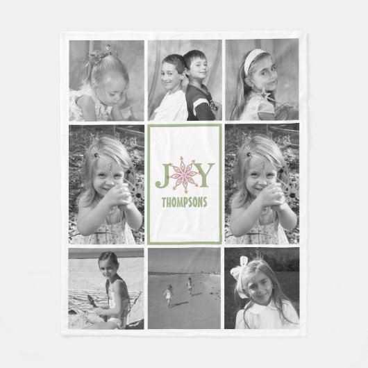 スカラフルノーフお洒落レーク・ジョイ フリースブランケット (正面)