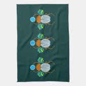 スカラブカスタムキッチンタオル キッチンタオル (縦)