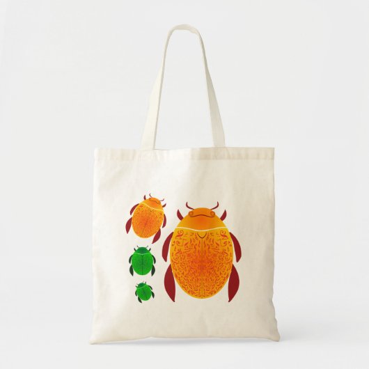 スカラブカブトムシ トートバッグ (正面)