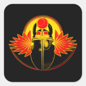 スカラブト，エジプトのシンボル スクエアシール (正面)