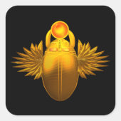 スカラブト，エジプトのシンボル スクエアシール (正面)