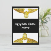 スカラベイトルのゴールドエジプトンテーマパーティー 招待状 (スタンド正面)