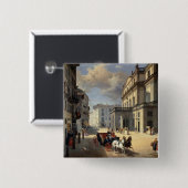 スカラ座の劇場1852年の前部 缶バッジ (正面&裏面)