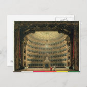 スカラ座、性能の間のミラノ、 ポストカード (正面/裏面)