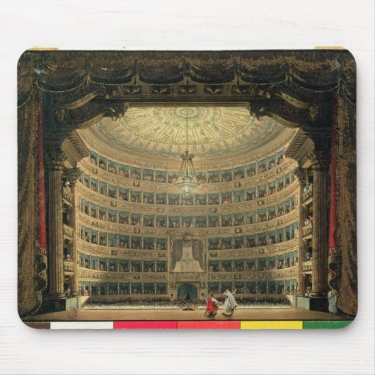 スカラ座、性能の間のミラノ、 マウスパッド (正面)
