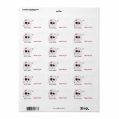 スカリークラフターミディアムサイズのギフトラベル ラベル (フルシート)