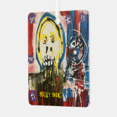 スカリースカルメタルカーオーナメント メタルオーナメント (正面左)